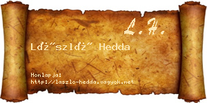 László Hedda névjegykártya